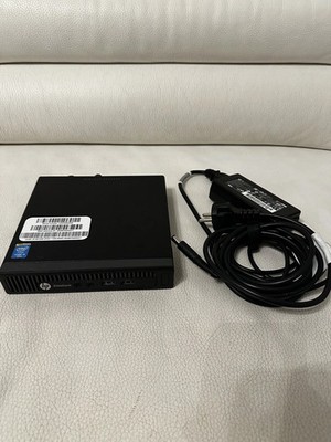 HP EliteDesk 800 G1 DM MINI PC Intel i5-4590T - 8GB RAM - 128GB SSD - Schwarz