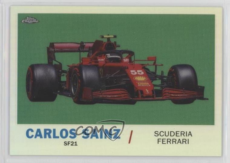 2021 Chrome Formula 1 1961 Topps Sports Cars Carlos Sainz Jr #T61-CS 1s6