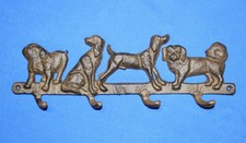 1-Large DOG Themed Wall Hook,Country Decor,Leash Holder,Canine Accents,H-124