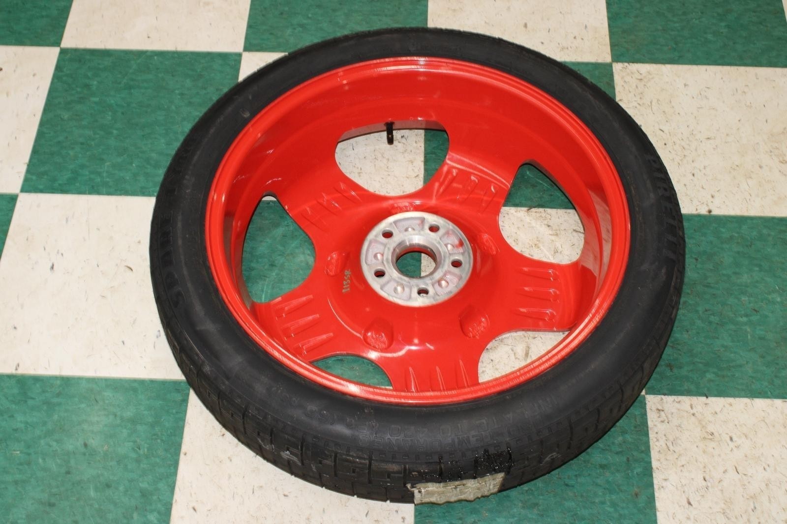 14-19 Flying Spur Red Emergency Replacement Spare Wheel Rim Tire T155/65R20 OEM