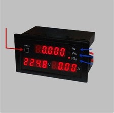 AC 110V - 220V Digital LED 100A watt power meter volt   Ammeter Voltmeter +CT *s