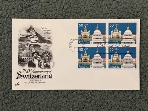 700th Anniversary Of Switzerland - Scott 2532 - First Day Issue FDC