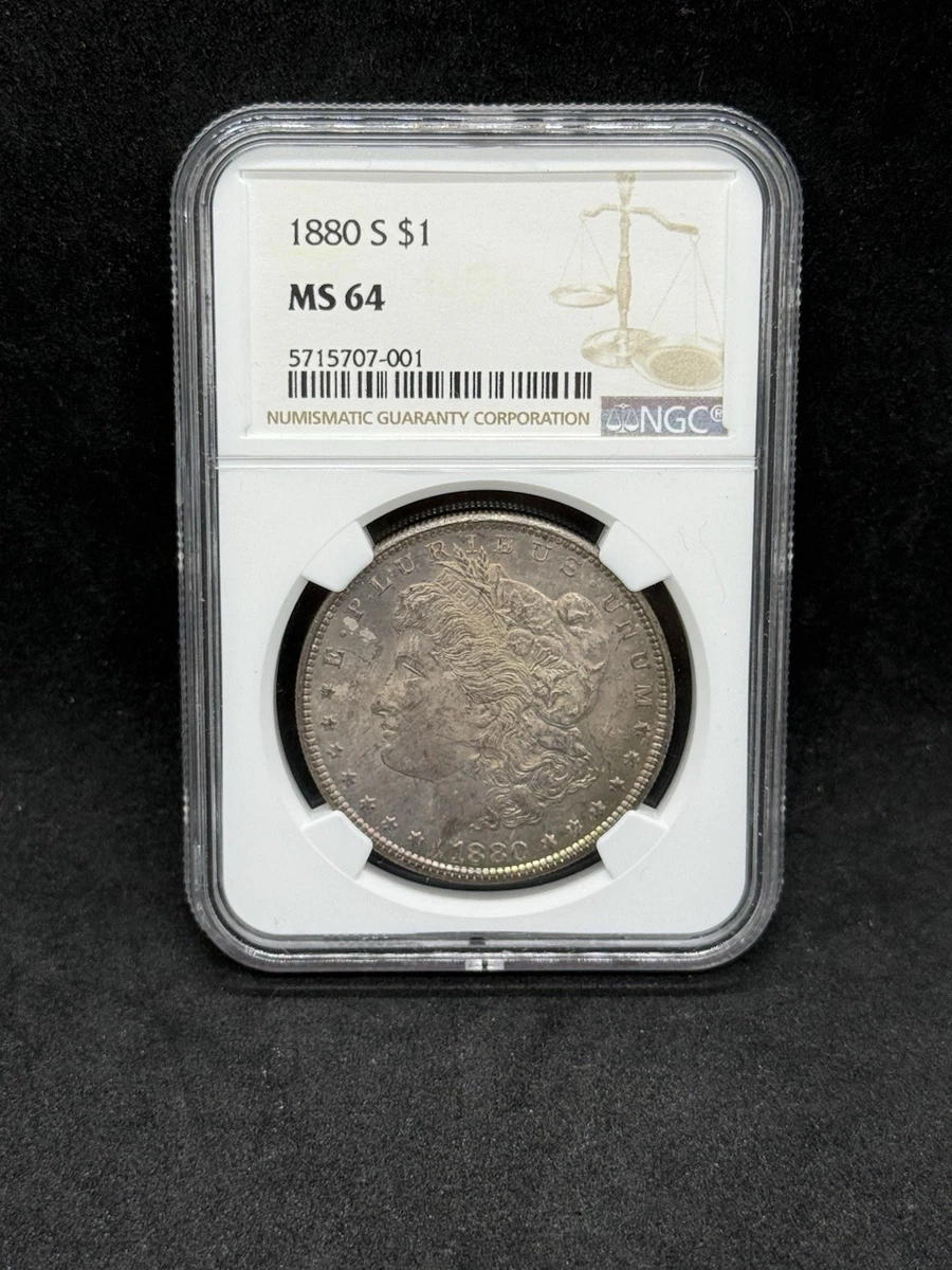 アメリカ 1880 S ドル 銀貨 NGC MS64 モルガンダラー 036 MS 64 Graded 1880 Year Morgan US Dollars (1878-1921) for sale | eBay