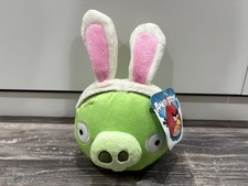 RARE Angry Birds Seasons Plush Easter Minion Pig 5  NWT HK-98 Commonwealth 2011