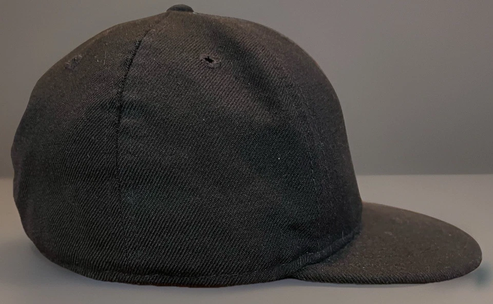 Fear Of God Essentials New Era Fitted Hat Cap Black MLB 7 3/8 59fifty - Image 4 of 4