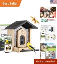 Upgraded Smart Bird Feeder - Capture 10000 Species with Ease