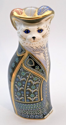 Royal Crown Derby ORIGINAL PEARLY QUEEN - ROYAL CAT 1989
