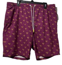Bonobos Riviera Recycled Swim Trunks Shorts Tiger Sprint Print Size XL Pockets