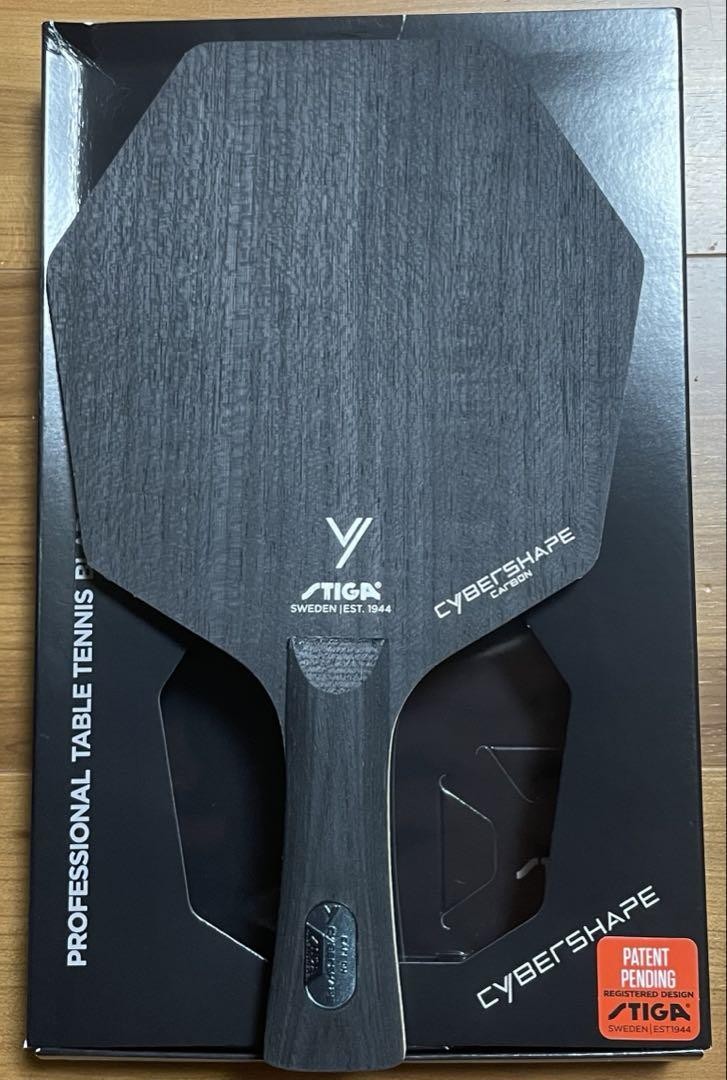 STIGA Cyber Shape Carbon FLA Table Tennis Racket 87g Hexagonal Flare ...