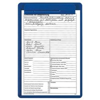 Maul Klemmbrett Maulgo Uni 2325137 Din A4 Blau Kunststoff, 1 St.