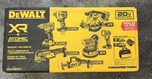 DeWalt DCK700D1P1 20V MAX XR & Atomic Brushless Cordless 7-TOOL Combo BRAND NEW
