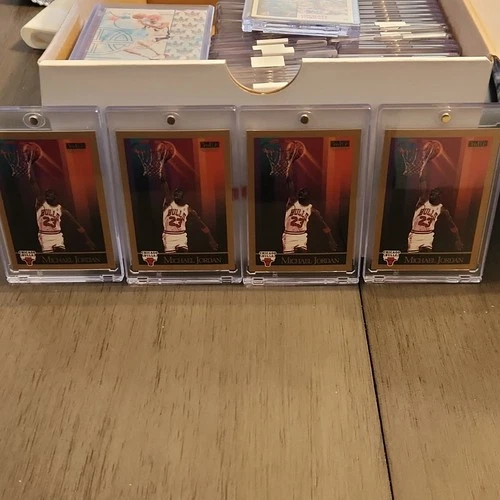1990 Skybox Michael Jordan NBA Trading Card Lot 4 Cards Chicago Bulls #41