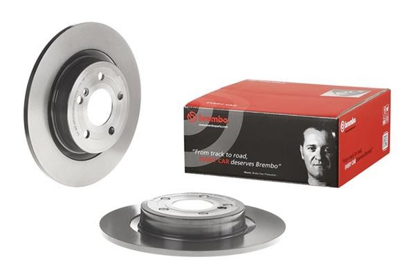 2X Bremsscheibe Prime Line - UV Coated Brembo 08.B741.41 FüR Mercedes R172 SLC-image