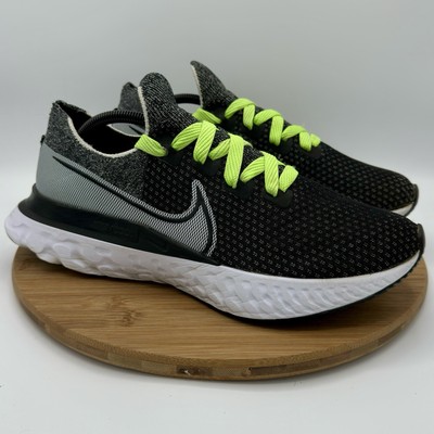 Nike React Infinity Run Flyknit Men's Size 11.5 Black White Shoes Sneakers