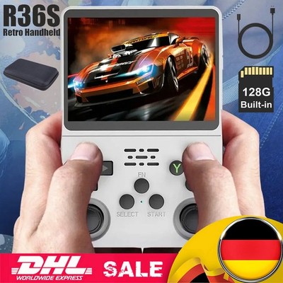R36S Handheld Spielekonsolen 3,5Zoll MIPI-Bildschirm Retro Handheld Spielkonsole