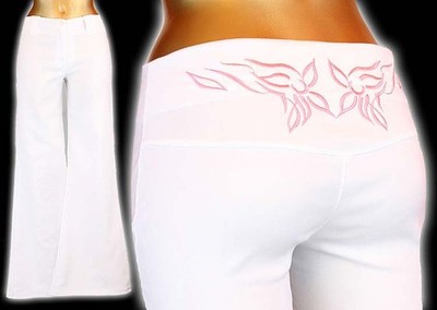 Damen Bootcut Hose Hüfthose Schlaghose Schlagjeans Hüftjeans Flared 32-40