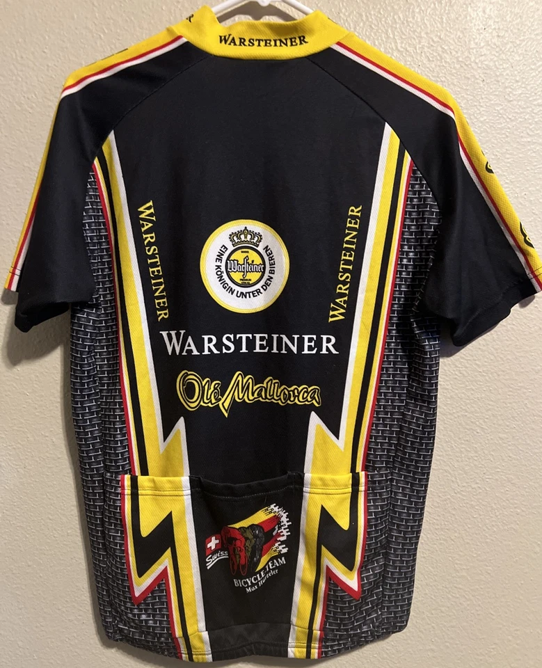 Camisa de bicicleta Warsteiner S428 para hombre talla M BW Bicycle Team Max Hurzele Foto 2 de 4