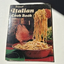 Sunset Italian Cookbook 1972 Lane Publishing Softcover Cookbook 2nd Printing