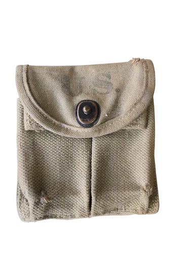 Vintage WW2 US Army Military M1 Carbine Garand Magazine Ammo Pouch 1943
