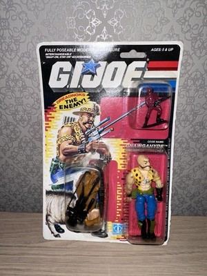 GI JOE Hasbro ARAH 1989 Dreadnok Gnawgahyde SEALED Cobra MISB + Micro Figure