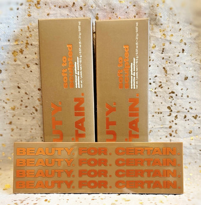 2x~Beauty For Certain~Soft to Sculpted Contour Palette~10.5g/0.37oz~Full Sz~NIB~