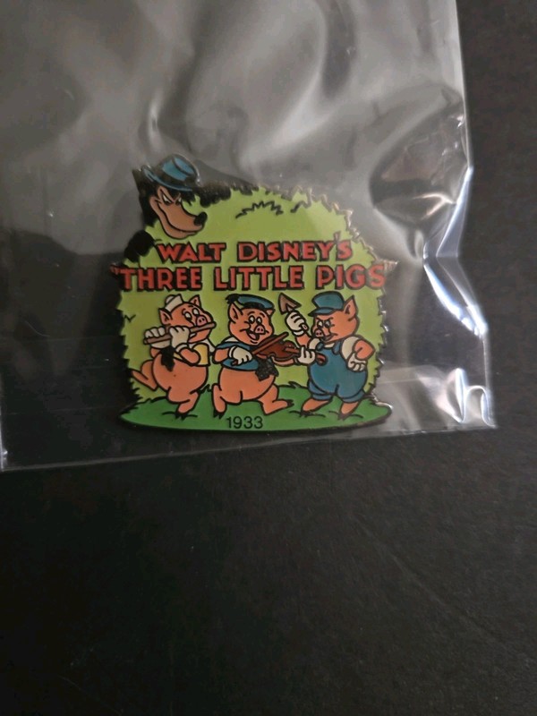 Disney Countdown To The Millennium The Three Little Pigs 1933 Pin