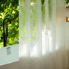 80 inch Long Shower Curtain Liner, EVA Heavy Duty Longer Bath Clear Shower Liner