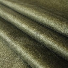 Moss Green Faux Suede Curtain Soft Furnishing Fabric By The Metre