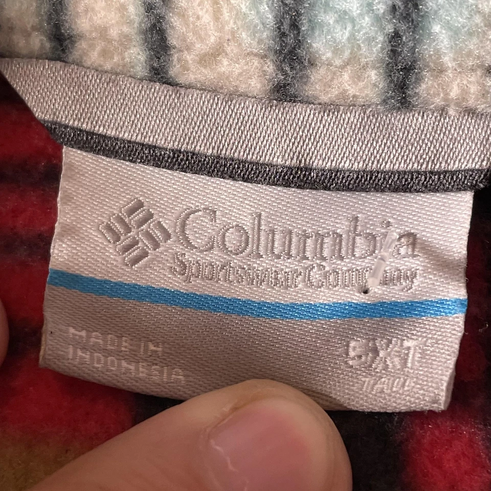 Columbia Fleece Jacket Mens 5XL Tall Full Zip Aztec Southwestern Pattern - Image 3 of 4