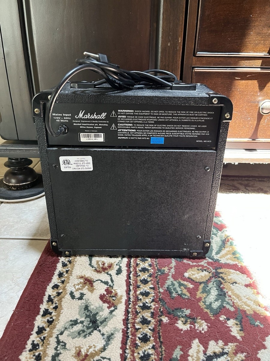 Marshall MG10CD Series Practice Guitar Amp 40 Watt Amplifier