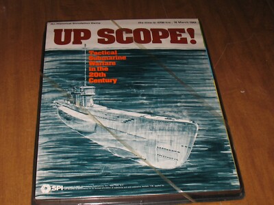 1977 ~SPI ~UP SCOPE ! game~ Submarine Warfare WW I & WW II (UNPUNCHED ...