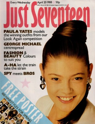 Just Seventeen Paula Yates George Michael Aha Bros Steve Mcgann Glen Murphy