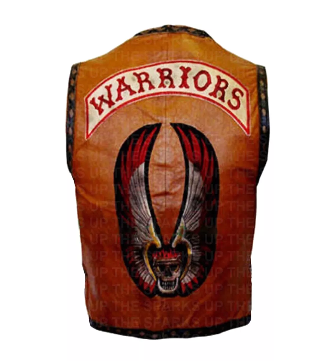 The warriors leather shop vest