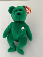 Ty Beanie Baby Erin The Bear 1997 Retired Plush Toy With Tags New