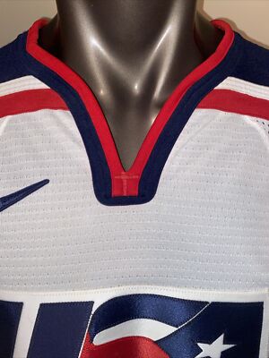 USA HOCKEY Nike Authentic Team USA 2002 Olympics Jersey 52 Made In
