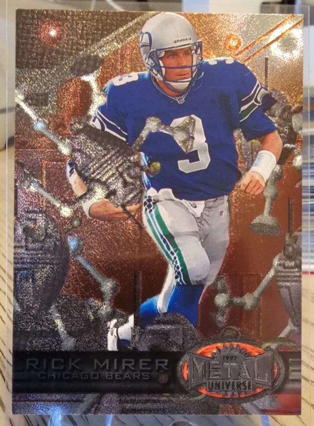 1997 Skybox Metal Universe Rick Mirer #41 Seattle Seahawks