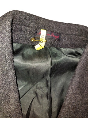 Adolfo Wool Cashmere Blend Overcoat in Gray - L Old Money Luxury - Picture 6 of 13