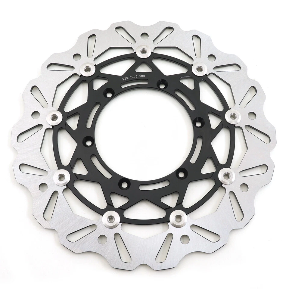 Supermoto Oversize Brake Rotor 320mm + Bracket for Suzuki RM125 DRZ400E DRZ400S - Image 3 of 4