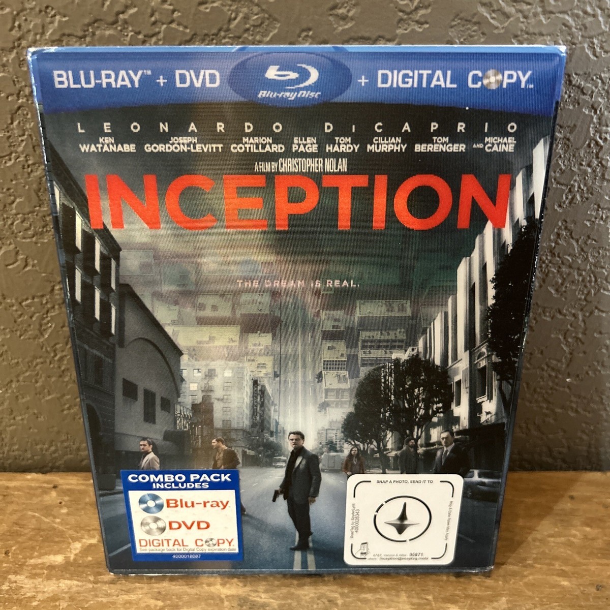 Inception Blu-ray DVD 2010 2-Disc Set Rated PG-13 Movie