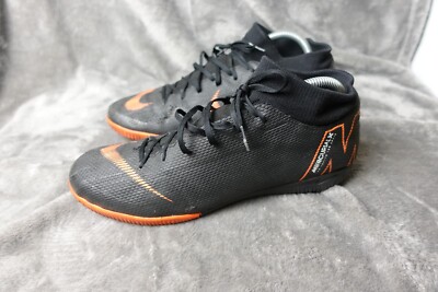 Nike Men's Superflyx 6 Academy IC Black/total orange Size US 9.5 AH7369 081