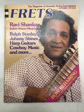 Ravi Shankar FRETS MAGAZINE NOVEMBER 1979 Ralph Stanley BOW REHAIRING 