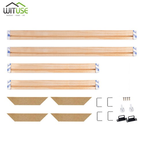 Canvas Stretcher Bars Frames Sturdy Wood Strips Kit Art Paintings Multiple Frame - Picture 38 of 75