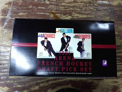 1991 Arena French Hockey Draft Pick Set 33 card set 1 Case 20 sets