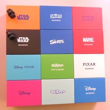 Stikeez Promotions Muster Star Wars , Disney ; Pixar , Marvel , Schlümpfe .
