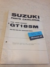 Suzuki Parts list GT185M GT185 M GT 185 catalogue liste pièce détachée par pays