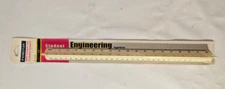 Staedtler Student Engineering Mars Triangular Scale 987 19-34BK White 12" New