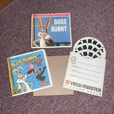 Bugs Bunny 3d View-Master 3 Reel Packet USED