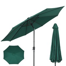 3m Large Parasol Umbrella Garden Patio Table Sun Shade Canopy with Crank Tilt