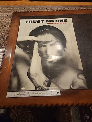 Dave Navarro Trust No One Retailers Album/CD Release Poster 18x24