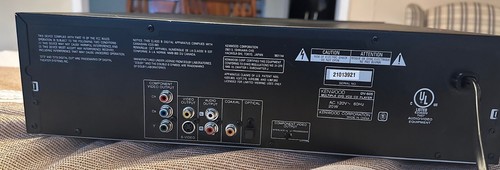 Kenwood DV-605 5 Disc DVD CD Carousel Changer Player (Tested & Working) G@$ - Picture 16 of 18